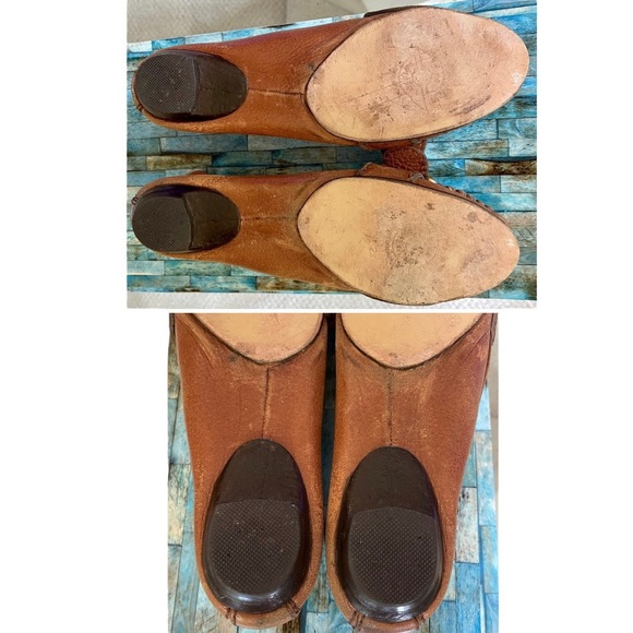 CHLOÉ | C-Buckle Cognac Leather Flat Moccasin Loafers | EU 38.5 / US 8.5 - Picture 10 of 11